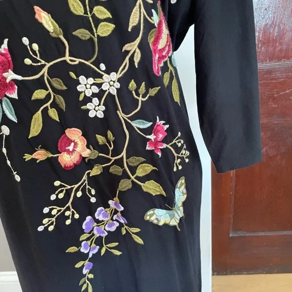 Johnny Was Osaka dolman sleeve knit dress-sz L NWT - Picture 3 of 8